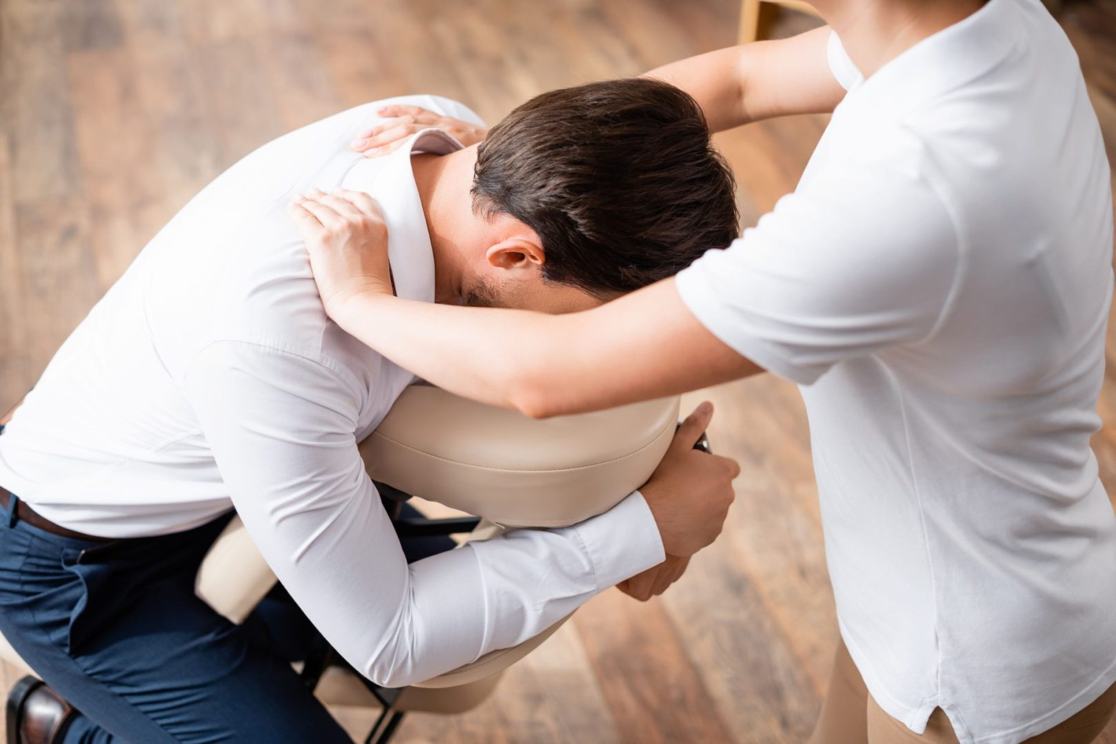 chair massage male